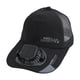 thumbnail image 3 of Gorra de béisbol con ventilador y energía solar, transpirable, ideal para la playa, deportes, viajes y jardín. Negro 300MA, 3 of 9