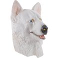 thumbnail image 4 of KAKOWELY Máscara de látex para perro de Halloween, ideal para carnaval, broma, disfraz divertido, accesorios de cosplay (blanco), 4 of 4