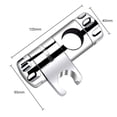 thumbnail image 2 of BE-TOOL Silver Shower Head Holder Adjustable Rotate 360° Size 105mmx65mm Fits Standard 25 mm Diameter Round Shower Rod for Home and Hotel, 2 of 8