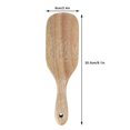 thumbnail image 4 of Espátula de madera shaofei antiadherente para cocinar 20,5 x 6 cm, 4 of 5