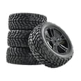thumbnail image 1 of lionlar 4 Pieces RC Wheels Tires Professional Easy to Install Replacement Supplies High Performance Compatible Accessories for Wr8 Hub Inner Dia 4.8cm, 1 of 9