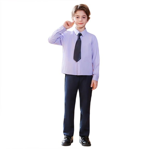 CUSTG Kids Sets Formal Outfit Sets Elegant Gentleman Vest And Trousers School Academic Style Ensemble Cozy Soft Home School Vacation Outfits