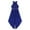 Royal Blue, variant on YiZYiF Kids Girls Sleeveless Chiffon Romper Maxi Dress for Birthday Party School Pageant Dance