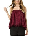 thumbnail image 4 of AherBiu Sequin Tank Tops for Women Sparkly Ruffle Flowy Tops Spaghetti Strap Party Shirts Club Wear, 4 of 7