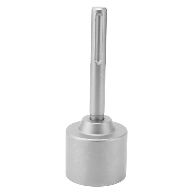 Shank T Post Driver Attachment, 5 Pits T Post Driver and Hammer Drill Capability 20cm Length, Save Time Shank Steel Fence Post Driver for Making Fence Post Driving a Breeze