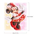 thumbnail image 2 of Kit de pintura por números, arte al óleo artesanal, imagen de Minnie, decoración de pared del hogar, 40x50cm, 2 of 9