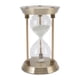 thumbnail image 1 of Reloj de Arena de Hierro y Vidrio, Adorno de Reloj de Arena de 15 Minutos, Temporizador de Arena para decoración de Oficina de Estudio, 1 of 5