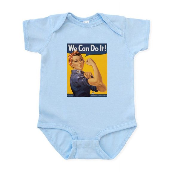 CafePress - Rosie The Riveter Infant Bodysuit - Baby Light Bodysuit, Size Newborn - 24 Months