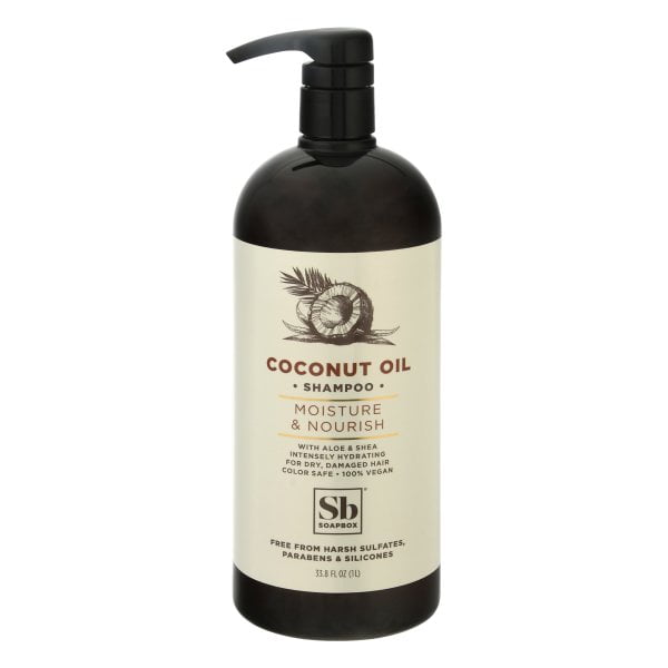 Soapbox Shampoo Coconut Oil 1 Liter Luxe 1 ct