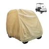 Armor Shield Golf Cart Protective Storage Cover, Fits 2 Passenger Car, Indoor/Outdoor, (Tan Color)
