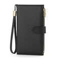 thumbnail image 3 of FALAN MULE Wallet Women Multi Card Slim Leather RFID Blocking Credit Card Holder Wallet Purse with Zipper Pocket, 3 of 14