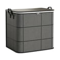 thumbnail image 2 of Large Capacity Storage Box, Foldable Home Storage Bins with Reinforced Handles,Zippered Organizer for Quilts Clothes & Bedding for Moving Day, Closet &bedroom Use C, 2 of 5