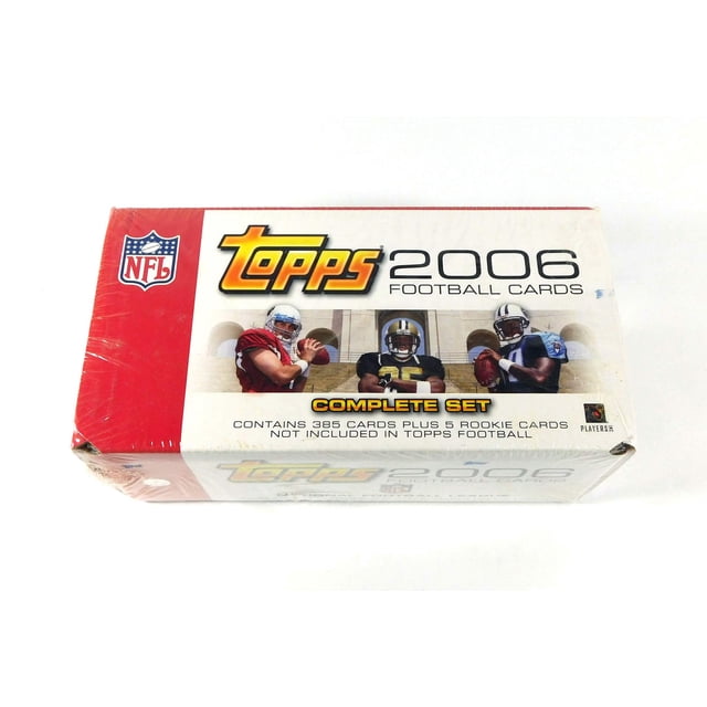 Set completo de fábrica de tarjetas de fútbol americano Topps 2006 nuevo