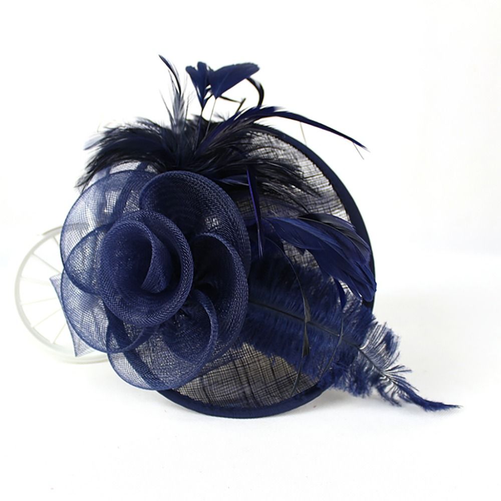 Elegant Headwear Wedding Cocktail Feather Cap Fascinators Caps Tea