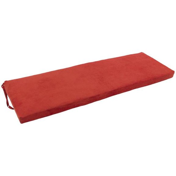 Blazing Needles 48-inch by 19-inch Solid Microsuede Bench Cushion