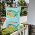 thumbnail image 5 of Wukai USA Tourist Map Garden Flags Double Sided Welcome Garden Yard House Flags Outside Outdoor House (Only Flag), 5 of 8