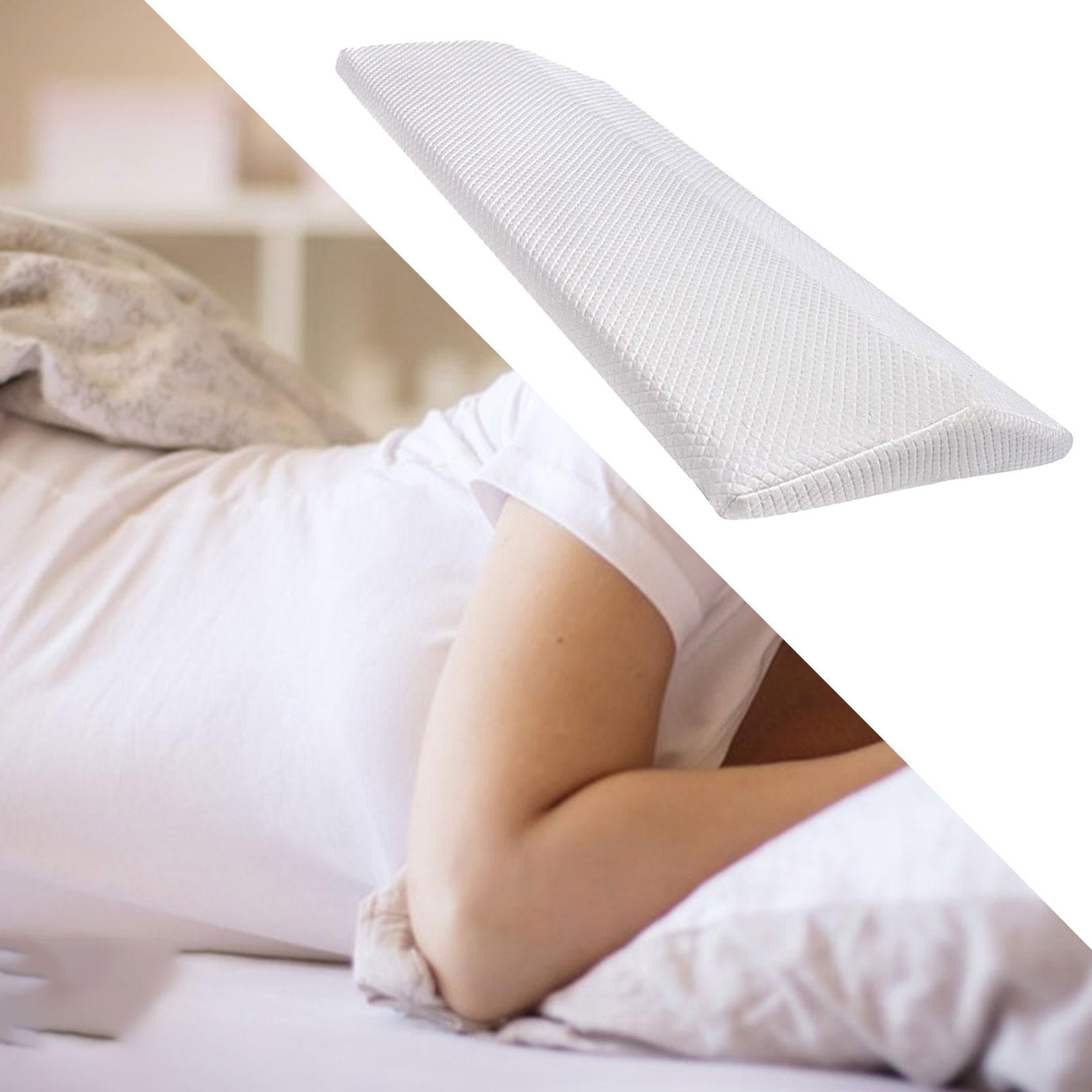 Waist Support Cushion Lower Back Side Sleepers Wedge Bolster, Triangle ,Memory Foam Ergonomic Waist Pillow for Sleeping Bed Woman Knee Rest
