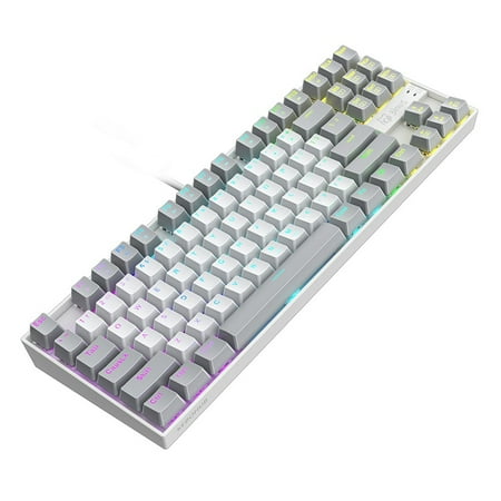 3inus - KEBOHUB EE01 Wired Mechanical Keyboard with 5-in-1 Hub, 87 Keys RGB Backlit, Hot-Swappable Switches for Mac & Windows - Brown Tactile