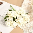 thumbnail image 3 of Fake Flowers Promotion Sale! Nomeni Small Handful of Water Hydrangea Ins Wind Simulation Flower Home Decoration Fake Flower, Home Decor Clearance Sale White, 3 of 4