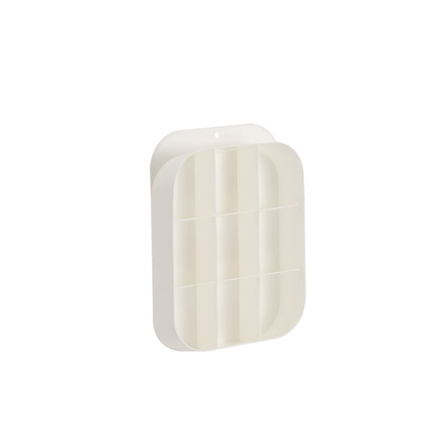Kearding Caja de almacenamiento montada en la pared, dormitorio, sala de estar, armario de cocina, puerta, ropa, pantalones, compartimento, caja Almacenamiento y organización del hogar Blanco
