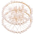 thumbnail image 1 of IFANLANDOR 2pcs Wedding Picture Props Light Yellow Alloy for Display Jewelries Photography, 1 of 4