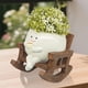 thumbnail image 1 of Mecedora Planter Pot yiilead con forma de cara sonriente, 11 x 6 x 12 cm, 1 of 7