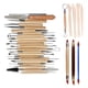 thumbnail image 2 of Herramientas de esculturas de arcilla Modelado de cerámica Decoración de doble extremo Escultura de doble extremo Acero inoxidable Herramienta reutilizable lavable portátil 30pcs / set Vogacara TO001238-01, 2 of 6