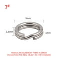 thumbnail image 1 of Lefu Acier Inoxydable Split Anneau Pêche Connecteur Double Split Snap Leurre Accessoires, 1 of 6