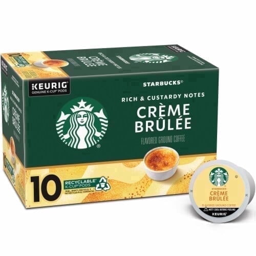 Starbucks Crème Brûlée K-Cup Coffee Pods 10 ct - Pack of 2