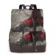 thumbnail image 1 of Disketp Dark Red Hooded Girl Mochila de Cuero para Mujer, Bolso de Espalda Antirrobo con Estilo para Viaje, Trabajo y Uso Diario, 1 of 4
