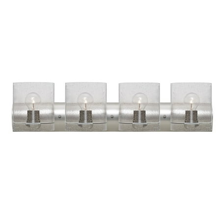 

Besa Lighting - Celtic-Four Light Bath Vanity-7.65 Inches High Satin Nickel
