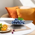 thumbnail image 1 of Plato de fruta de acero inoxidable, plato de aperitivos, MESA CENTRO de MESA multiusos, bandeja de servicio de lujo para comedor, bandeja para sala de, 1 of 8