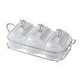 thumbnail image 3 of Divided Snack Serving Bowls Dried Fruit Trays Condiment Tray Candy Bowls Storage C, 3 of 8