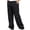 Black, variant on Mens Elastic Waist Pants Sevevn Full Elastic Waist Slant Pockets Side Pockets Straight Leg Relaxed Fit Cotton Woven Trousers for Casual Lounge Daily Wear