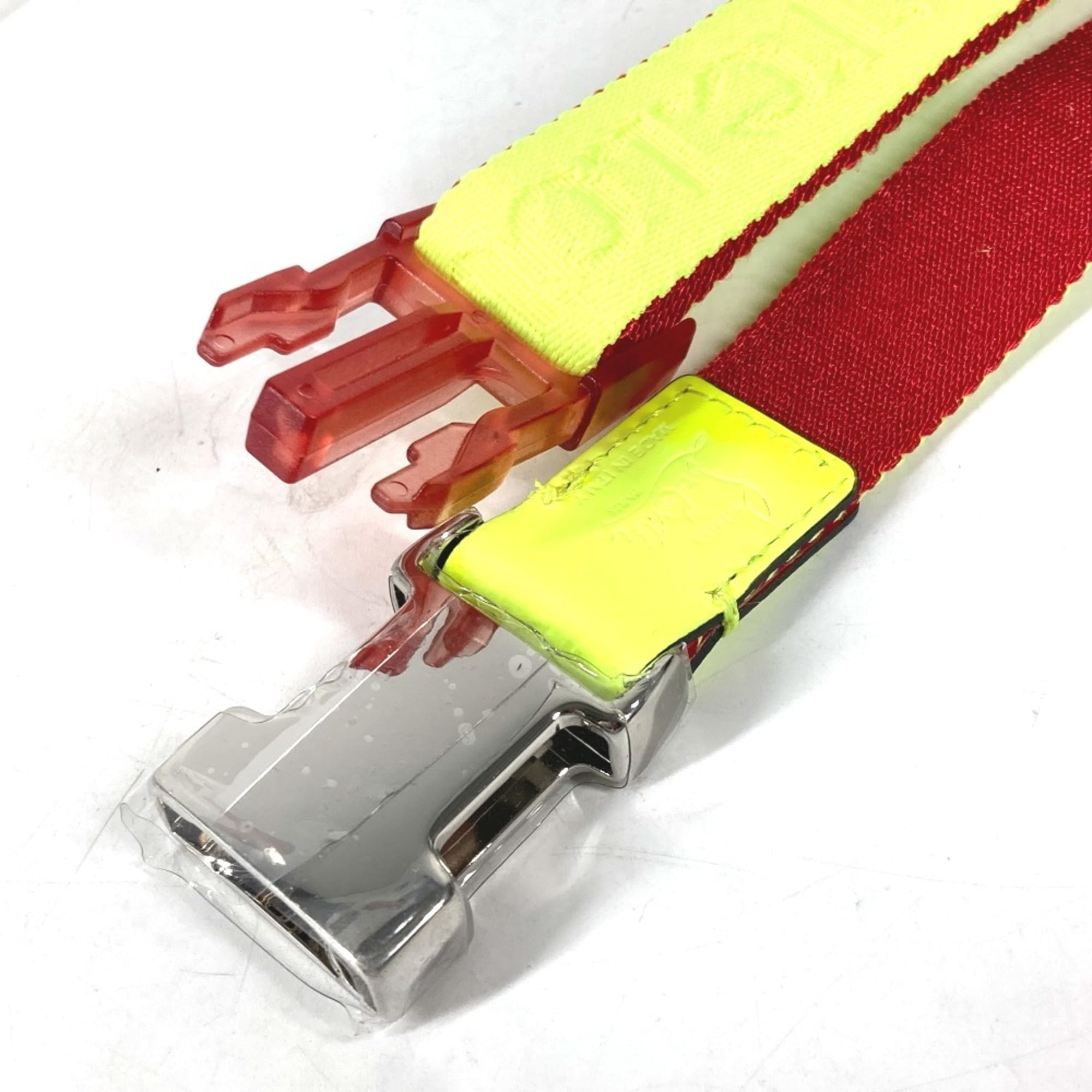 Pre-Owned Christian Louboutin Buckle Belt Canvas Men