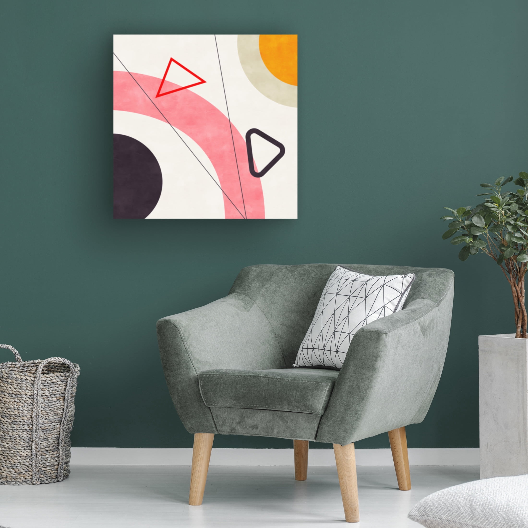 Trademark Fine Art Ana Rut Bre Mid Bauhaus Geometry 5 Canvas Wall Art