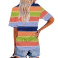 thumbnail image 5 of Fiudx Liquidación de Ahorros de Verano Blusa de Manga Corta con Cuello Redondo y Pantalón Corto Informal para Mujer a La Moda, 5 of 5