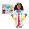 Ada Twist, Scientist Dress-Up Set, Size 4-6X, Kids Toys for Ages 3 up Kids Toys Christmas Stocking Stuffer Birthday Holiday Party Favors Prizes Gift Toy for Ages 3 and Up With EBK Popper Pop it