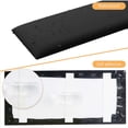 thumbnail image 3 of Headboard Umedol, paquete de 4 unidades, 20 x 40 cm, acolchado de pared 3D negro, 3 of 7