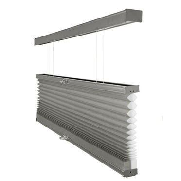 Chicology Cordless Top Down Bottom Up Light Filtering Cellular Shade Tarpaulin Grey 25.75"W x 48"H