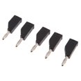 thumbnail image 7 of Black 4mm Banana , Closed Screw Type for Speaker Cable Wire Connectors 5Pcs, 7 of 7
