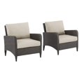 thumbnail image 1 of Crosley Kiawah Outdoor Wicker / Rattan Chair Set in Sand Beige (Set of 2), 1 of 13