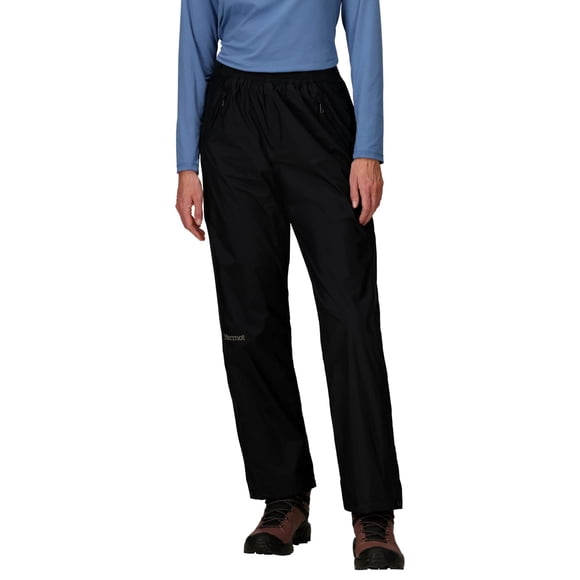 Pantalones MARMOT PreCip Eco Mujer Impermeables con Cierre Completo Negro XS