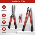 thumbnail image 3 of iMeshbean 3 Pieces Garden Tools Set Lopper & Pruning Shear & Tree Trimmer Pruner Ideal for Indoor & Outdoor Gardening, Branch Cutting & Plant Trimming, 3 of 16