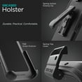 thumbnail image 6 of Encased Titan Designed for iPhone 15 Plus Waterproof Case with Belt Clip (Compatible with MagSafe) Full Body Protective Phone Case with Holster (Black), 6 of 9