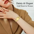 thumbnail image 4 of Watches for Women Luxury Ladies Quartz Wrist Watches with Stainless Steel Bracelet,Waterproof Square Ladies Watches Mother's Day Gifts for Women, 4 of 9