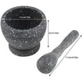 thumbnail image 4 of Manual Garlic Masher Manual Garlic Spices Mortar Pestle Set Mortar with Pestle Small Plastic Herb Grinding Bowl, 4 of 8
