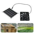 thumbnail image 3 of Ventilador de de panel solar, ventilador de energía solar W 5 V, ventilador portátil para , invernadero, casas rodantes,, 3 of 9