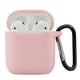 thumbnail image 1 of Compatible con funda AirPods con llavero, funda protectora de silicona prémium a prueba de golpes para estuche de carga AirPods 2 y 1 (Airpods 1, rojo), 1 of 5