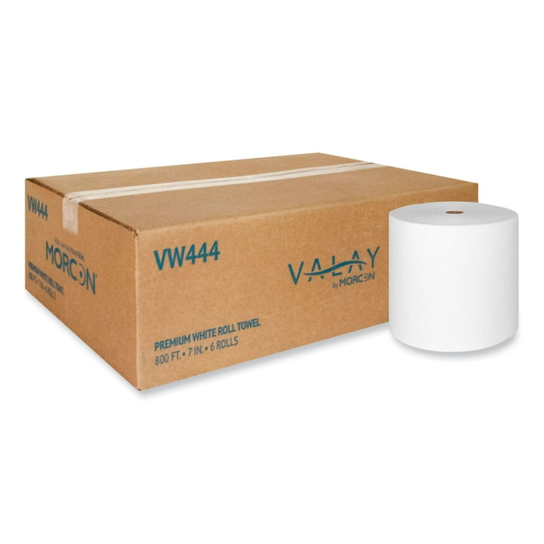 Valay Proprietary Roll Towels, 1-Ply, 7